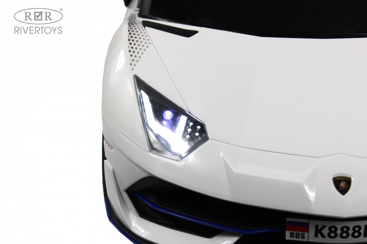 Детский электромобиль RiverToys K888PX белый nyzncxzydjgg69yygg38r00lzjn30vqn