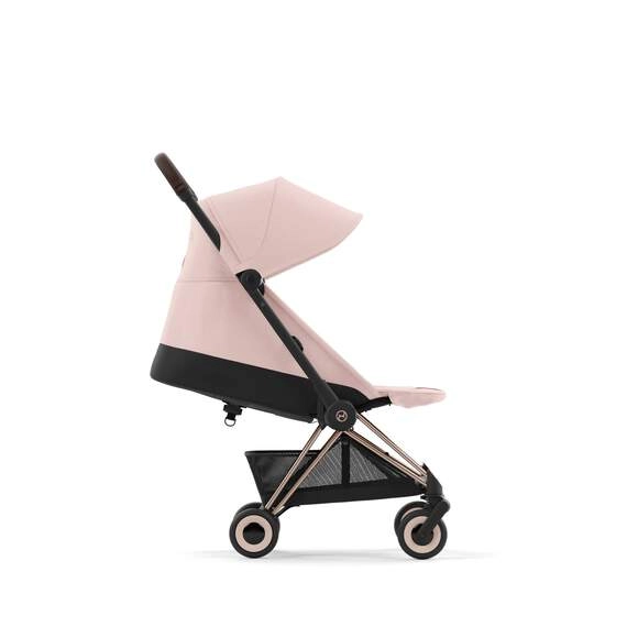 Коляска прогулочная Cybex Coya шасси Rosegold с дождевиком и бампером доп