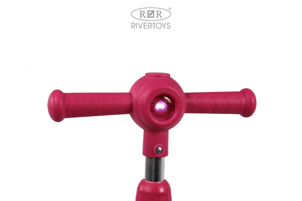 Детский самокат RiverToys HB-T-12 розовый 70yx1m7ztc3nd6t18wt7u5iexhfv6m3q