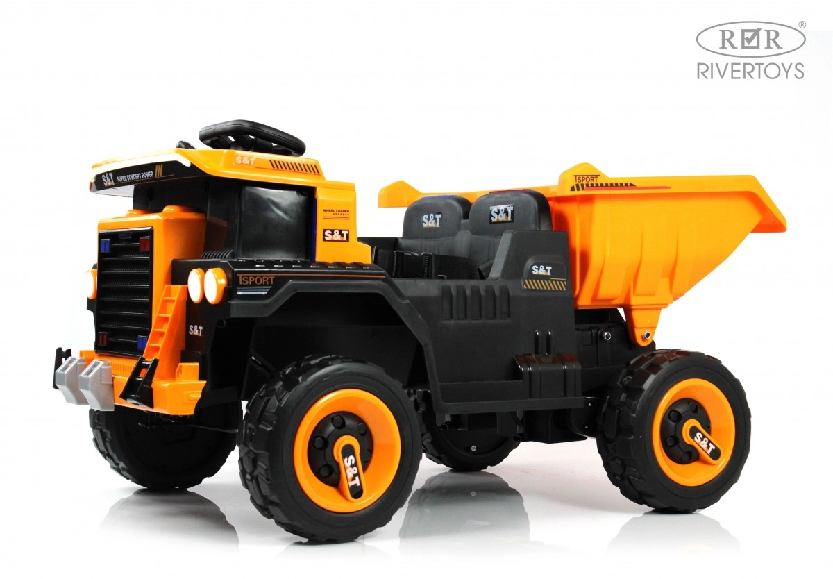 Детский электромобиль RiverToys K555PX оранжевый 8u3550fo5c20xwl4xhonaeq0n0as68uh