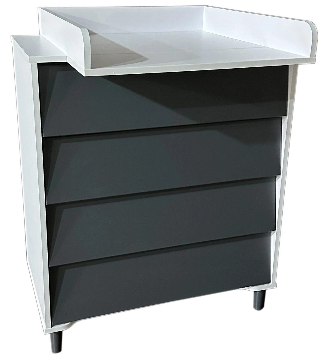 Пеленальный комод Bellini Maya (белый/графит)