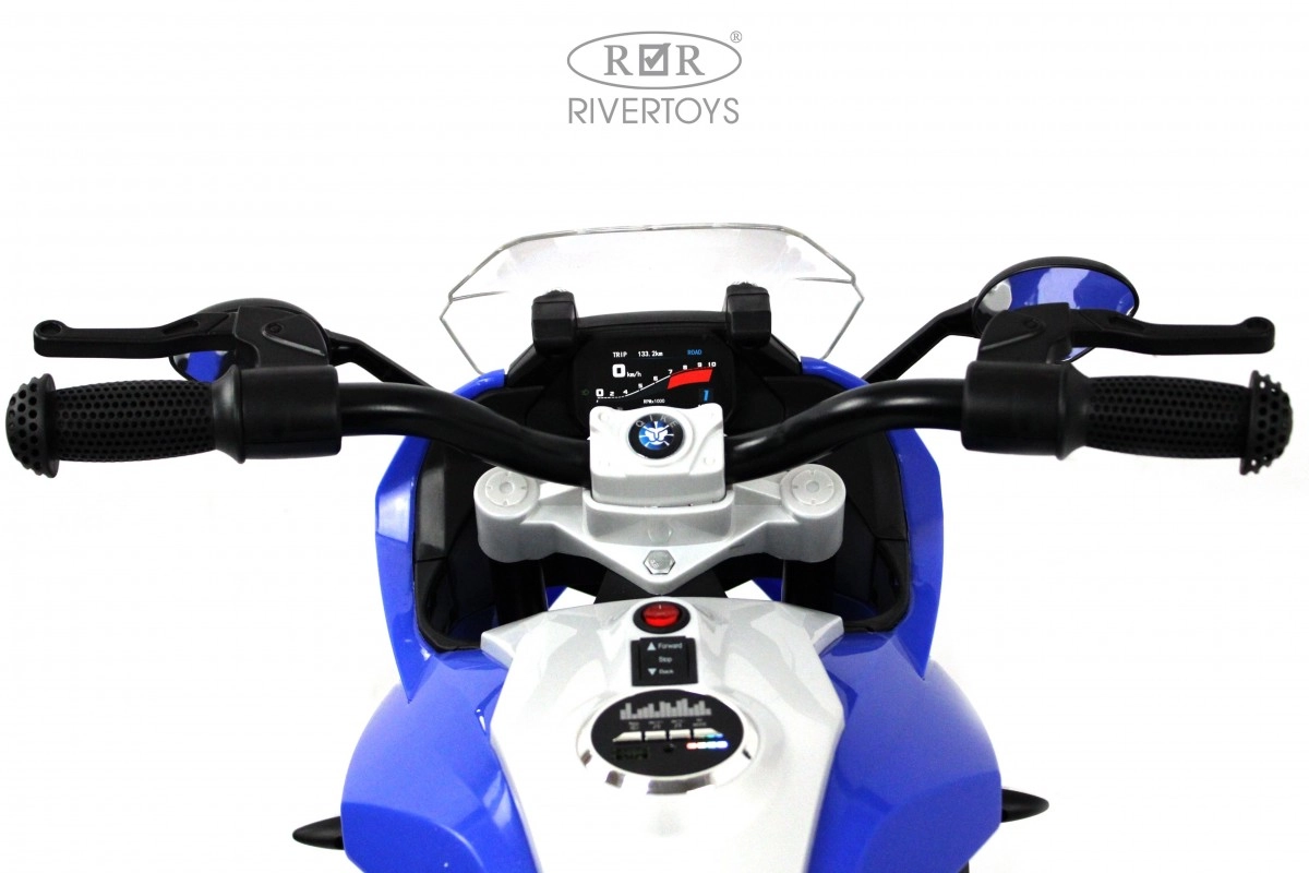 Детский электротрицикл RiverToys Z333ZZ синий 2i4hp3ir5snn3vp3zo4uiii9pkypm6yr