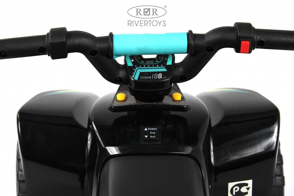 Детский электроквадроцикл RiverToys H001HH черный 09kpk49ukd42rbozz2iiv3qlja2mgz13