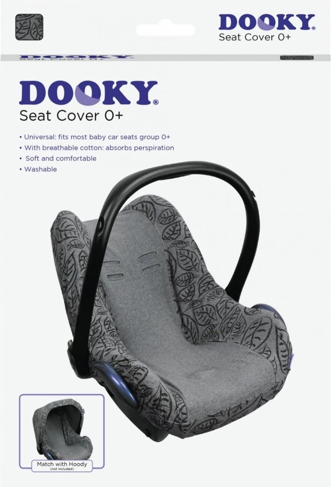 Чехол в автокресло Xplorys Dooky Seat cover 0+ Grey Leaves 2h4hxdbqpidv33mnkf644ahnr3wm0cud