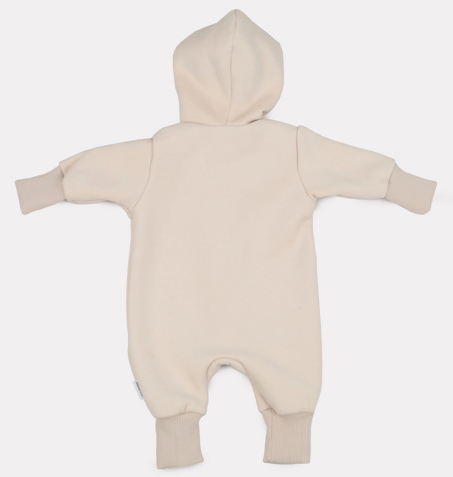 Комбинезон демисезонный MowBaby Fancy с капюшоном 68 vanilla beige i8kbadfzlvi33bsf2w2cacmti4cofow0