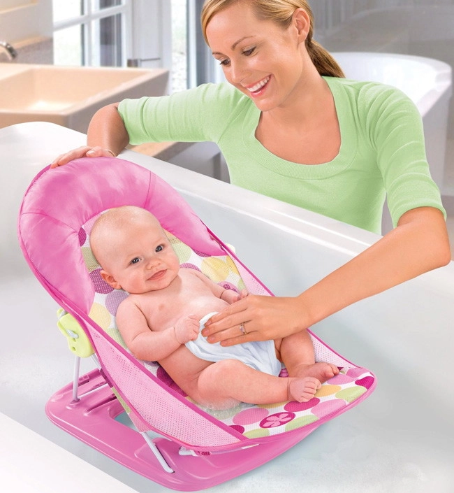 Лежак с подголовником для купания Summer Infant Deluxe Baby Bather розовый 7ys9tdea6cblrbp9k8c4eoh02djhf5jw