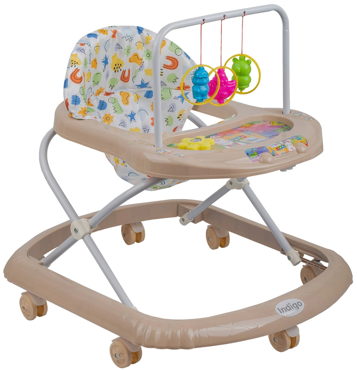 Детские ходунки Indigo Карусельки бежевый jxutdd177yvi0z6d3ubw2aub28777pvl