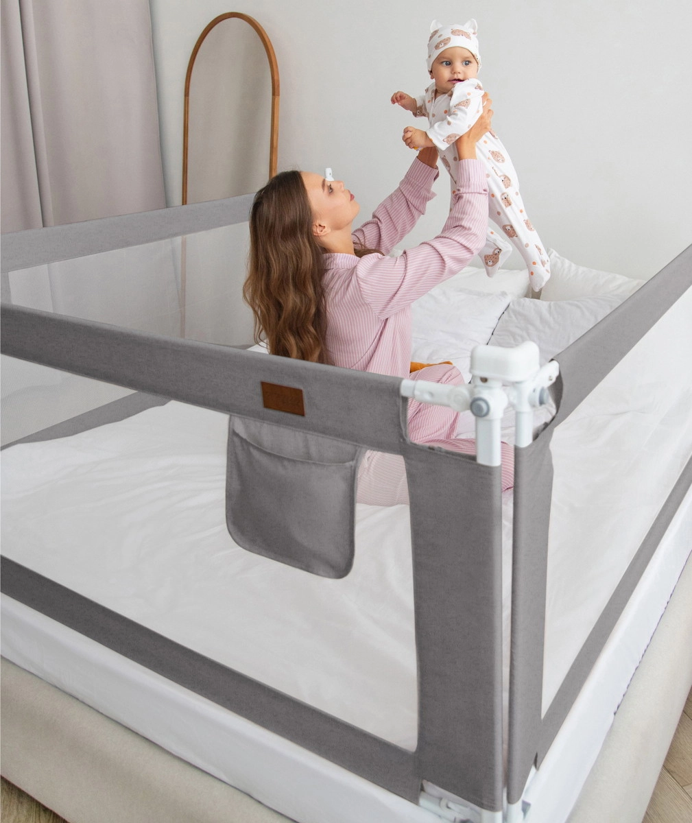 Барьер для кровати AmaroBaby Linear 140 см серый 3m50zkqm5moi21ro1wryi7ft4r621ebi