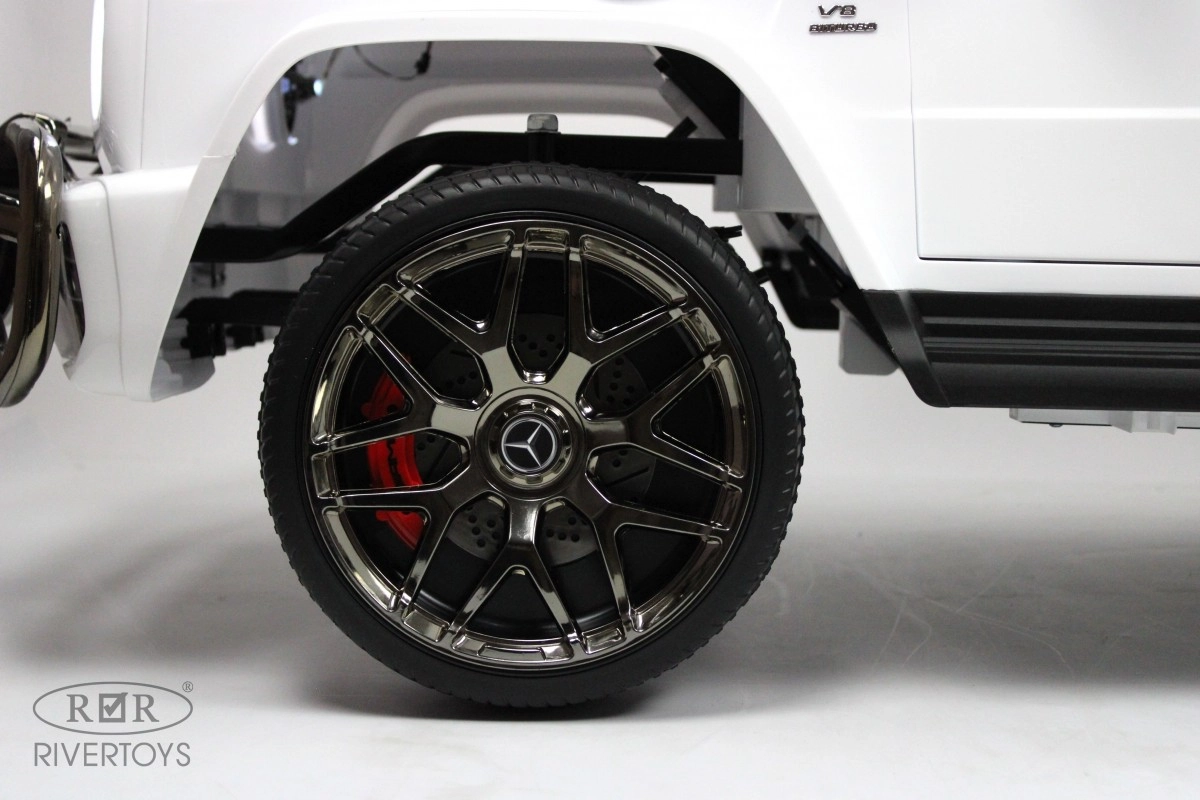 Детский электромобиль RiverToys Mercedes-AMG G63 (S307) белый mujov6bvb9z6luyu9rd5gw4wbjbb234n