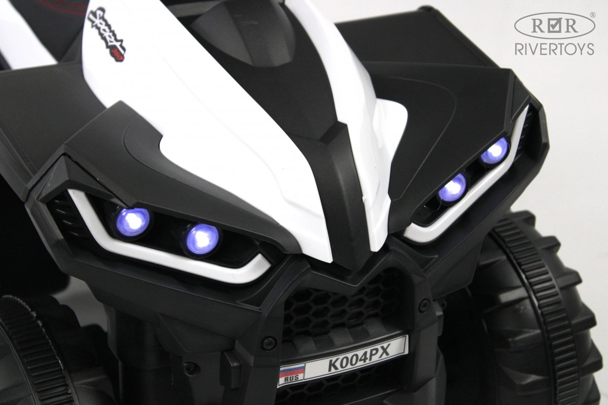 Детский электроквадроцикл RiverToys K004PX белый 2ps215d12x9hjuw7jvu4k28xdlr2ers2