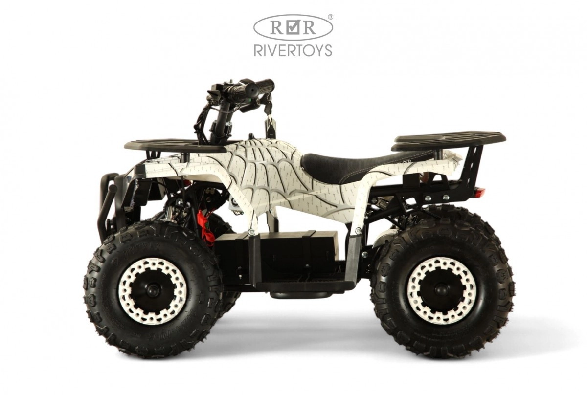 Детский электроквадроцикл RiverToys MIKA LUX белый Spider uc3svchz4m3ppop3dcpipfw9115ifny2