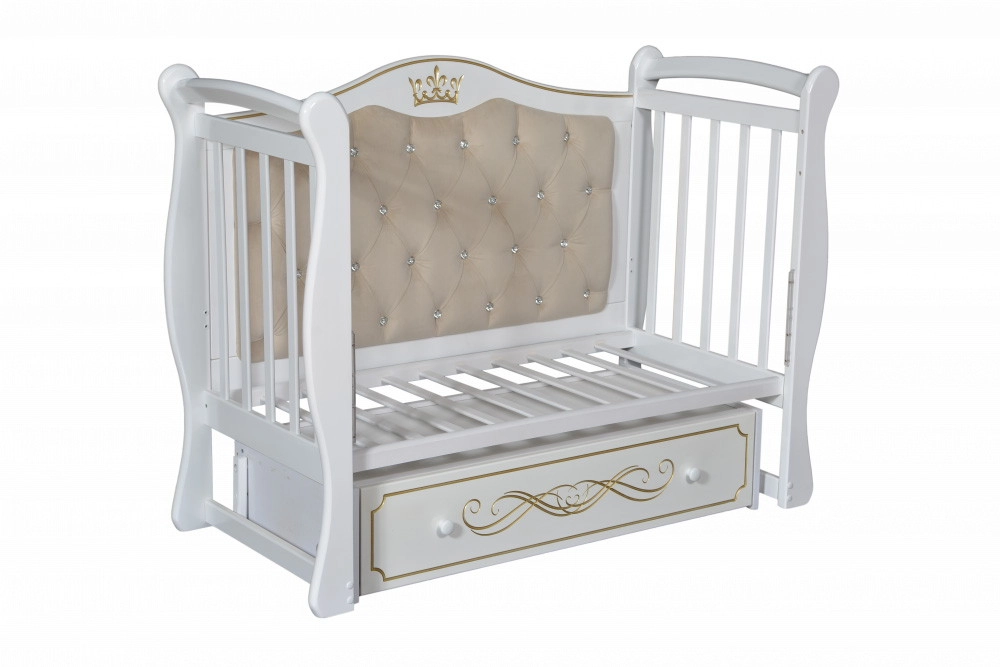 Детская кроватка АНТЕЛ Julia 111 УМ с мягкой спинкой Белый lgcc2jeswvjbic831woslfyar4mc5zkl