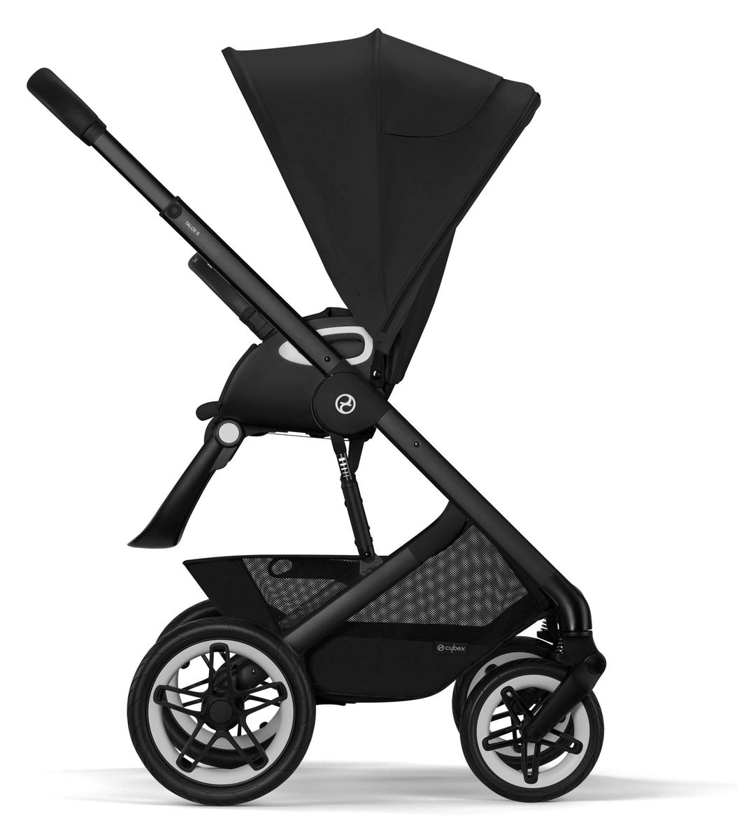 Коляска 2 в 1 Cybex Talos S Lux BLK Moon Black с дождевиком прогулочного блока rd69ii95v546z0z1d28duam38f4pamj3