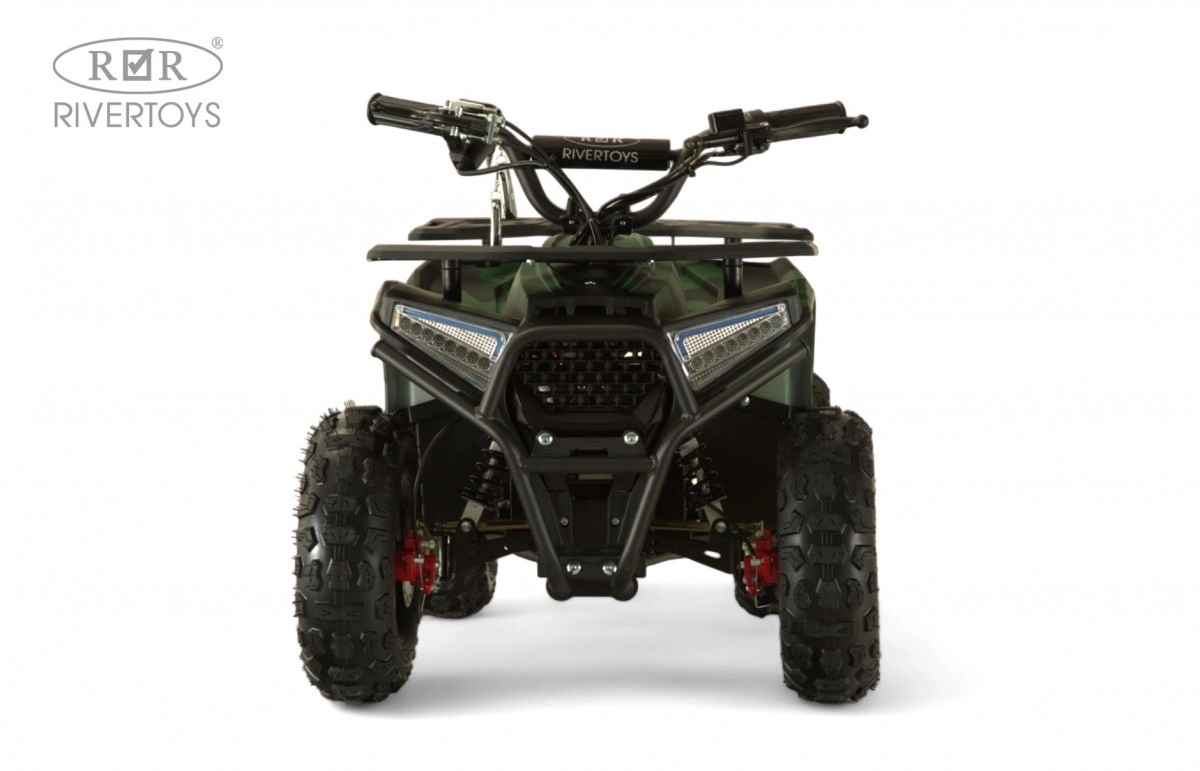 Детский электроквадроцикл RiverToys MIKA LUX зеленый камуфляж ntwe9falskmmzbkgmwoj3h4w2q6riioz