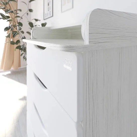 Пеленальный комод Sweet Baby Bravo Древесина белая 6o3640q9pwkibc8p3hvjl7otvz2708od