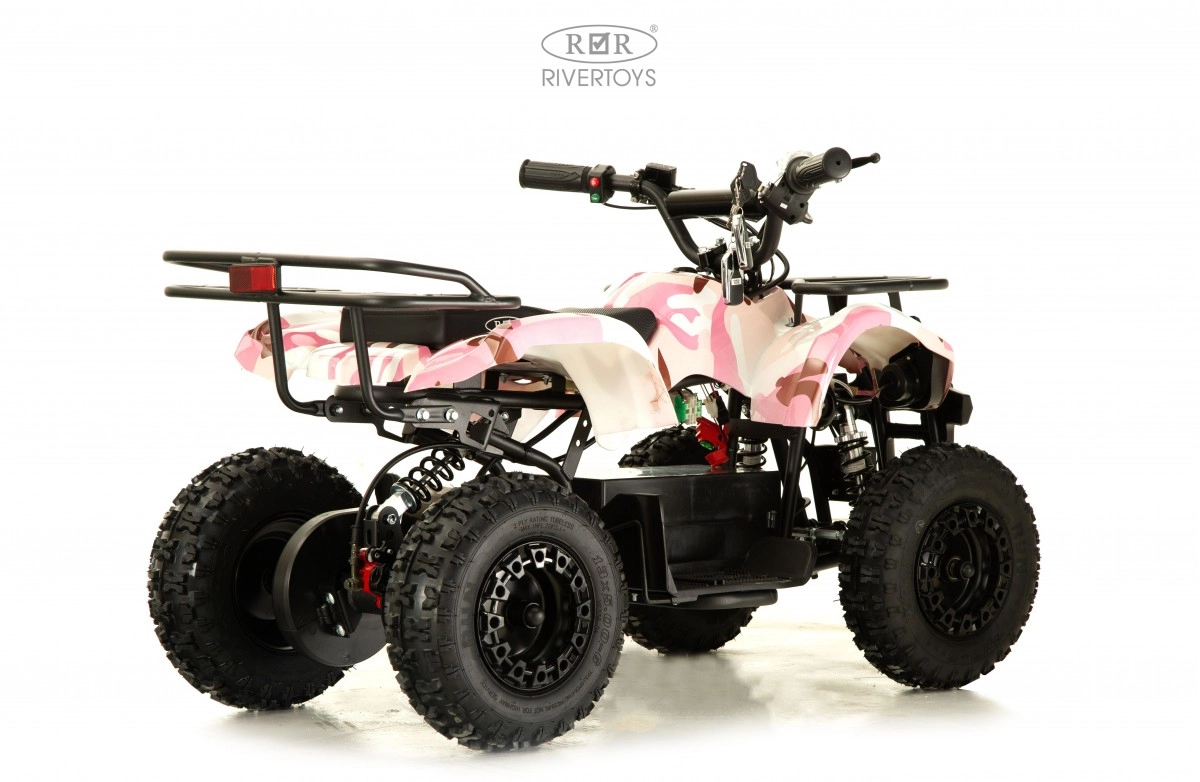 Детский электроквадроцикл RiverToys ANRI розовый камуфляж 1klcwvya26hi5i3908kk6pi53ndw2fgw