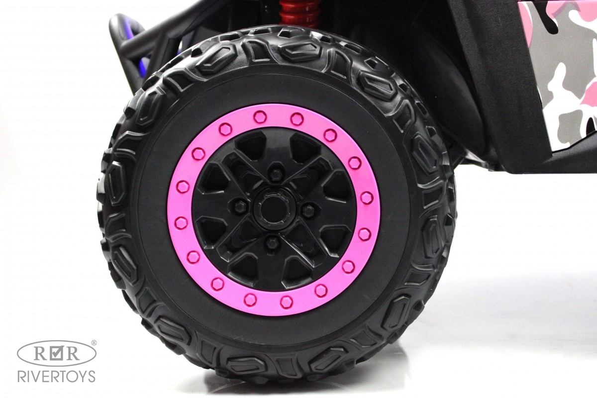 Детский электромобиль RiverToys T777TT 4WD розовый камуфляж 9odffapfeodt4dod6t1g0mpc48xo3jrr