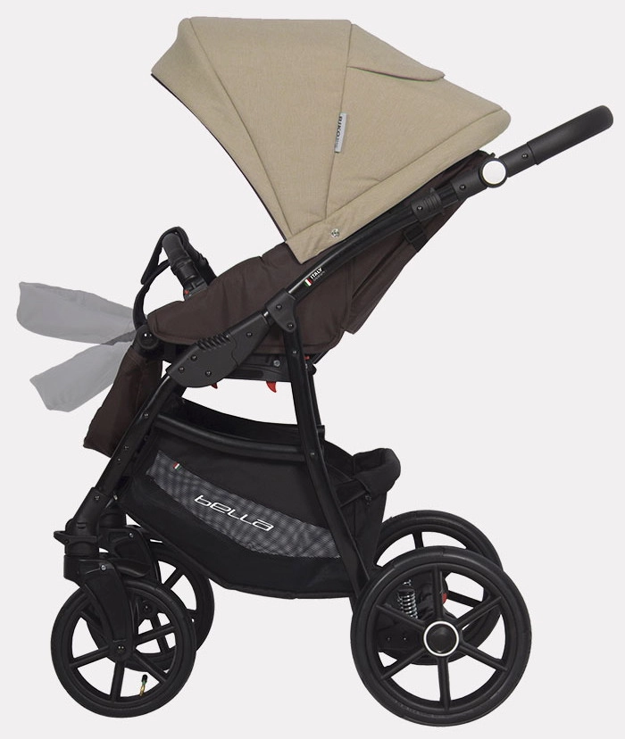 Детская коляска Riko Basic Bella 2 в 1 07 коричневый-бежевый ufks0ssjufh17wh12c3iqgi0vbxdxa14