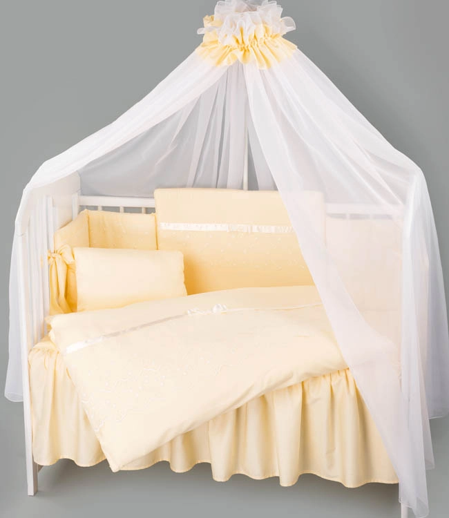 Комплект постельного белья Lepre Romantica 6 предметов (125*65) 105e крем 108098379-komplekt-postelnogo-belya-lepre-romantica-6-predmetov-12565-105e-k