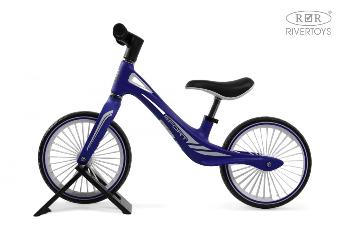 Детский беговел RiverToys HB-007-12 синий iiv9gltsox7w8to9s153jvfbp4uooz0t
