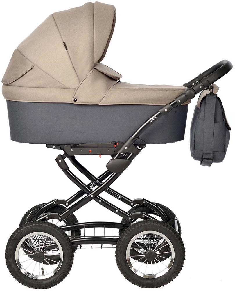 Коляска Indigo BLUES Classic  бежевый lhwbxjfsowenq2ox0ahbv5f0is6tt9bd