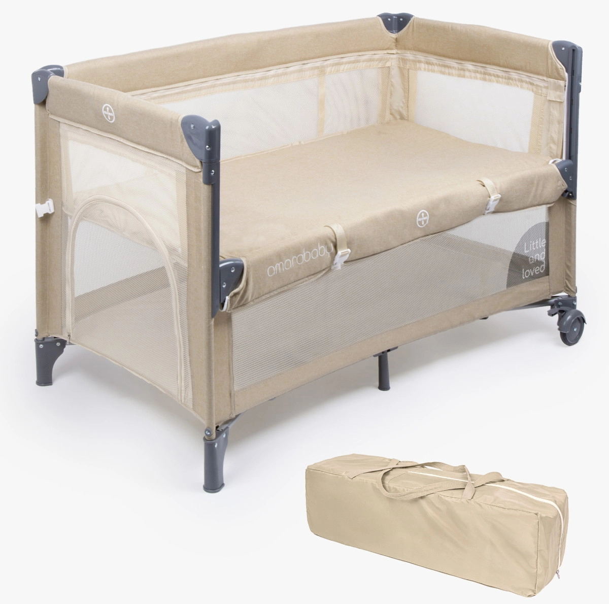 Манеж-кровать Amarobaby Transform Classic/Бежевый 6vbczpoxmpm8s7ll1kwtwe6codpa5vdo