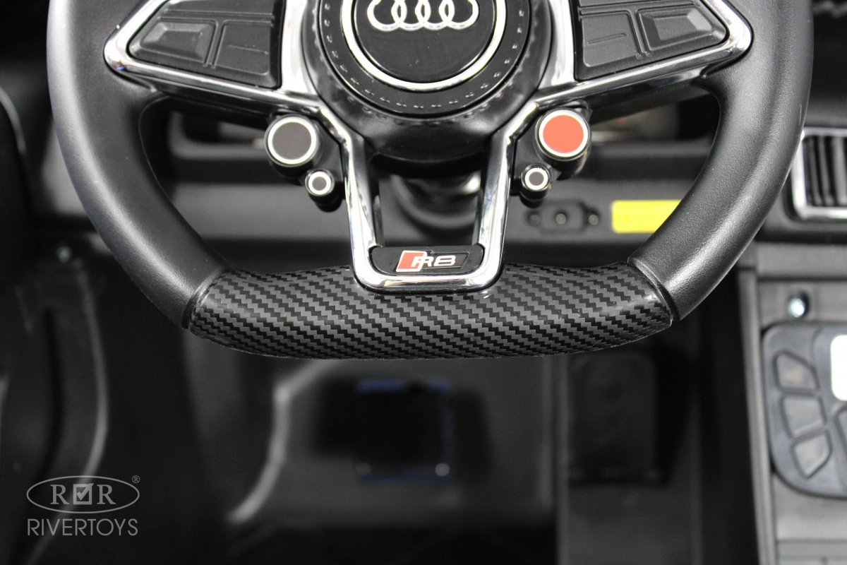 Детский электромобиль RiverToys AUDI R8 M333MM белый d0m1fa07ws8tl7xe3ubxcyxrfzcrnu0p