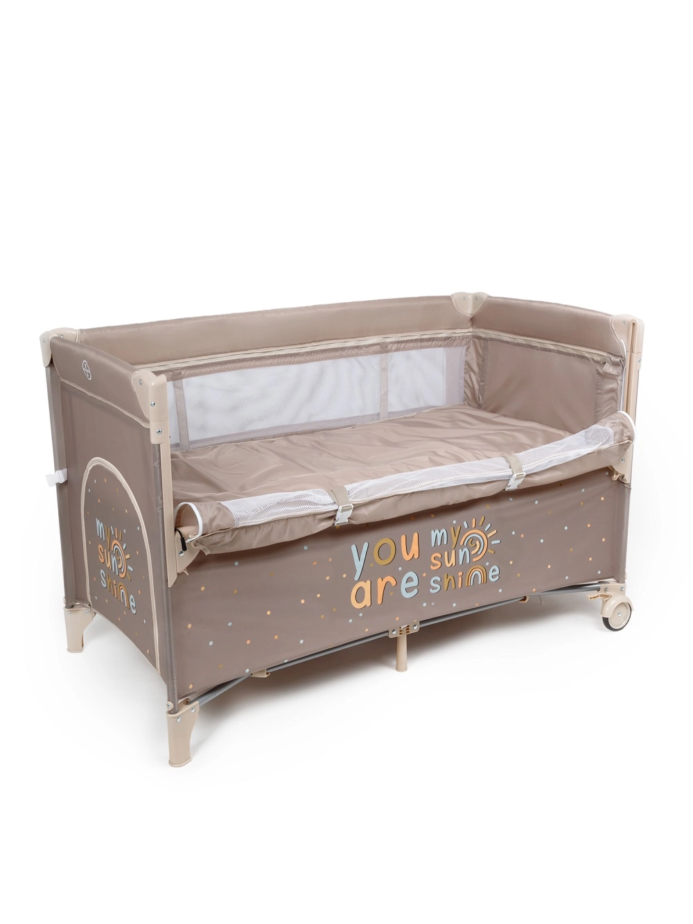 Манеж-кровать Amarobaby Transform Sunshine/Коричневый b2f72540e23c1d9de070bbf23f477065