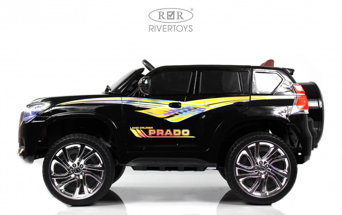 Детский электромобиль RiverToys М444БХ черный глянец 97cid0gcp69g04gg37ol8k1ri27t2k48