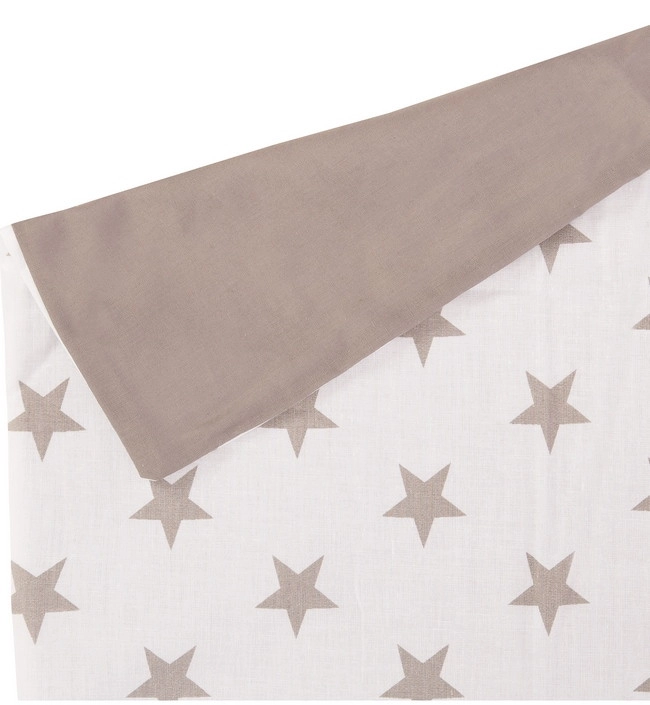 Комплект белья из 4-х предметов Schardt Big Stars белый/серые звезды omx10xphi1hs9toa6ow3ymyjjqmzfjm7