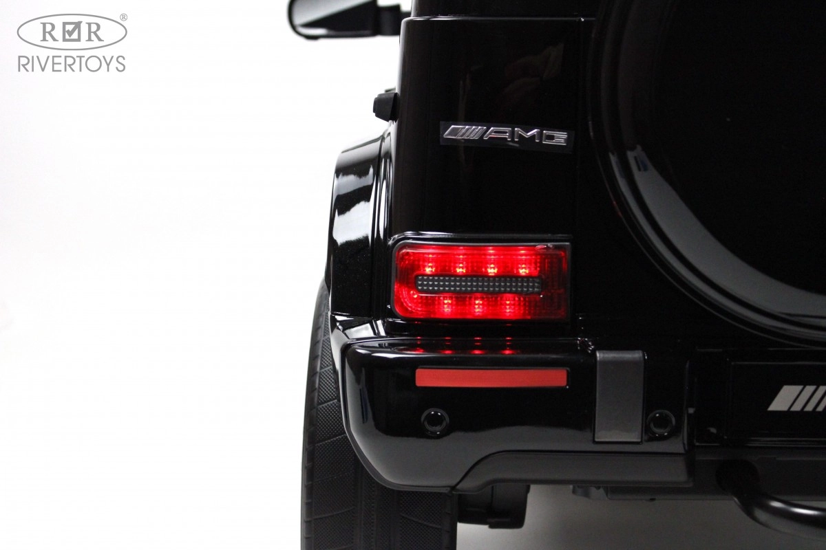 Детский электромобиль RiverToys Mercedes-AMG G63 K999KK черный глянец 7nzze2pru8as66k9g3j5kvts7qzse637