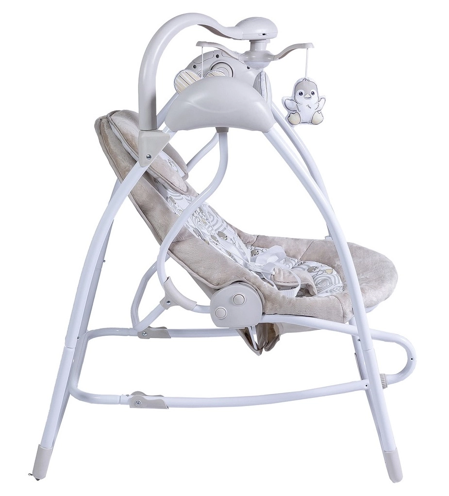 Электрокачели Sweet Baby Pure Pinguino 2 в 1 crema 12nrd7x77zw44b38cvji7iehg0s92avl