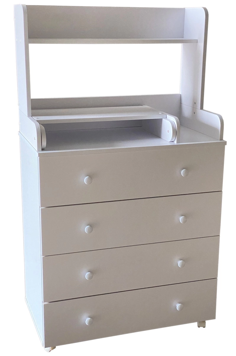Детский пеленальный комод ByTwinz Story 1 белый 094hv7v5twf4ayxinktm8vvmi6jjd9g7
