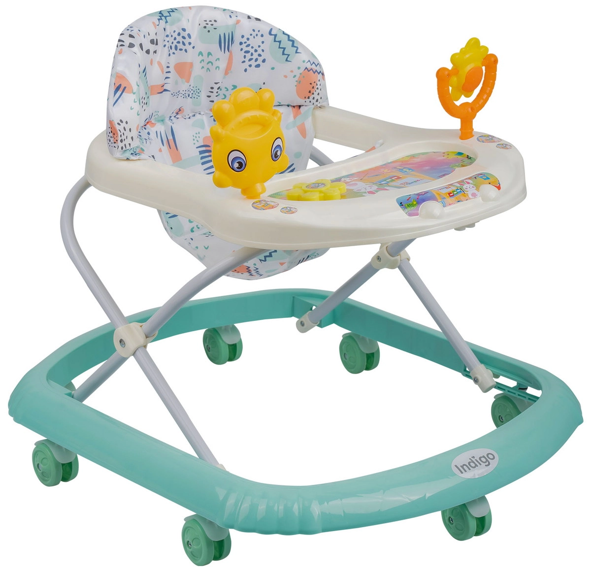 Детские ходунки Indigo Солнышко бирюзовый 6g600mafqr58c2fdh6gqhhm6p9e8b7yd