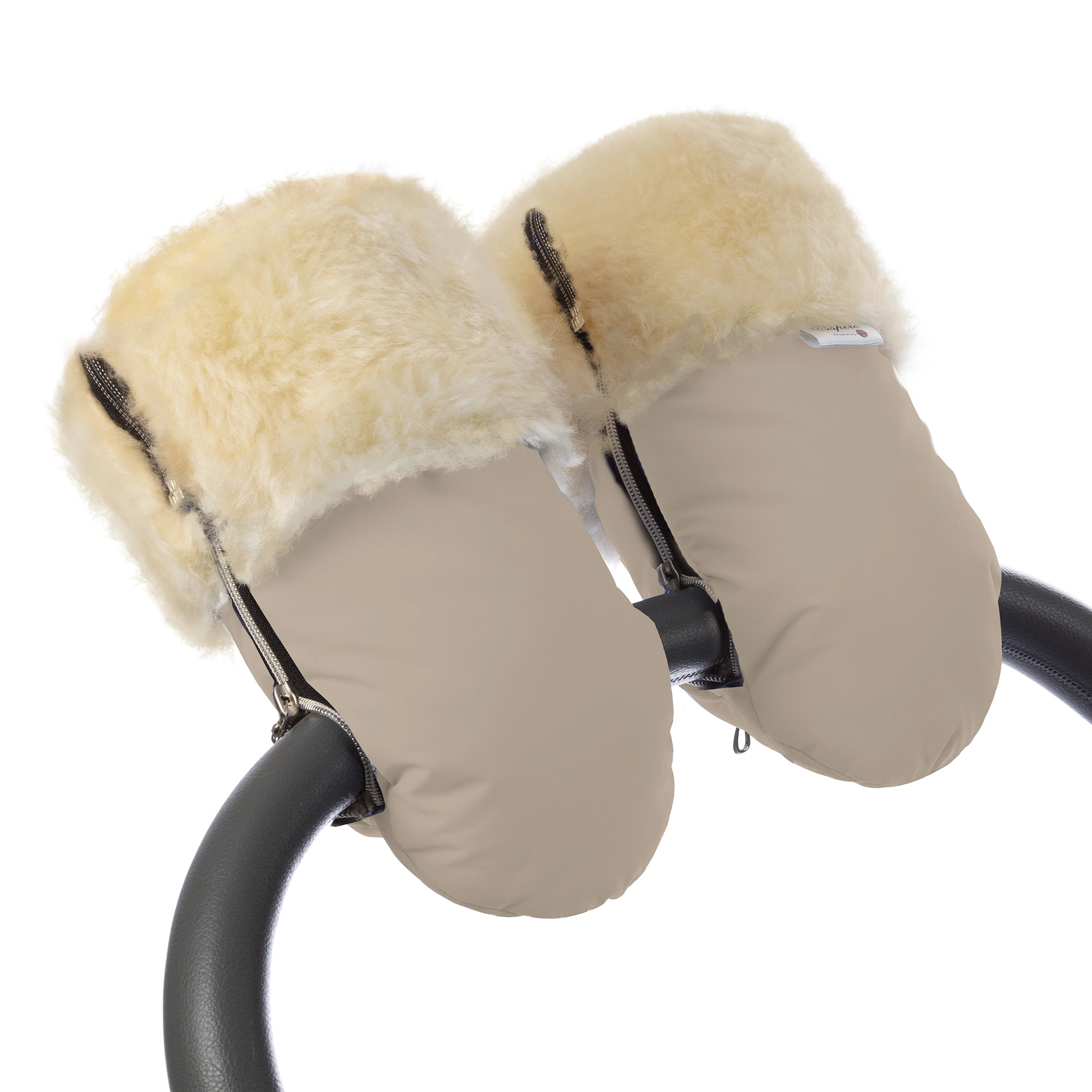 Муфта-рукавички для коляски Esspero Double (Натуральная шерсть) Beige b6365e92a5151c2e12aa3426f566e757