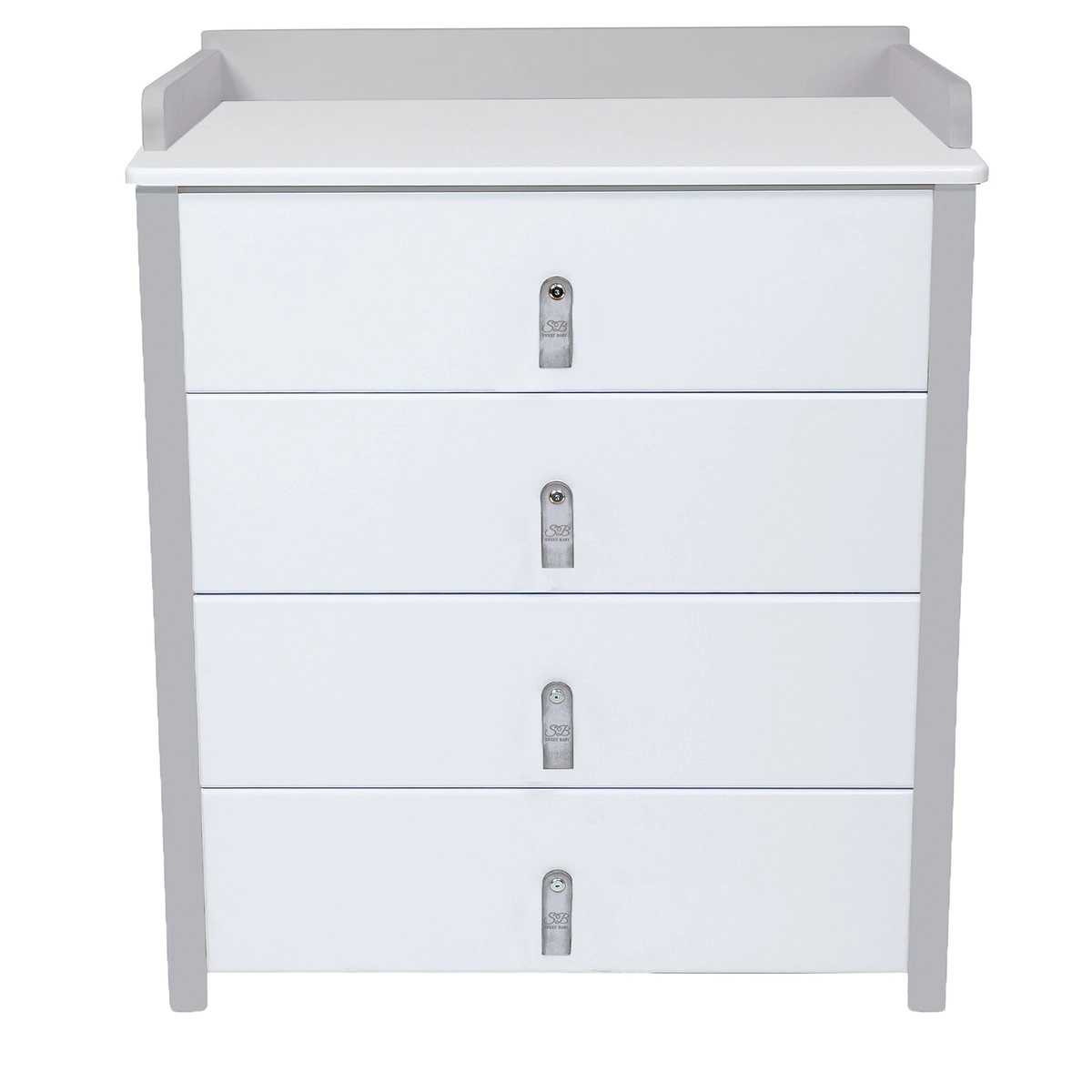 Пеленальный комод Sweet Baby Massimo Белый/Серый ljaq1fr0pq9j90zn1fh716p9a8om3edh
