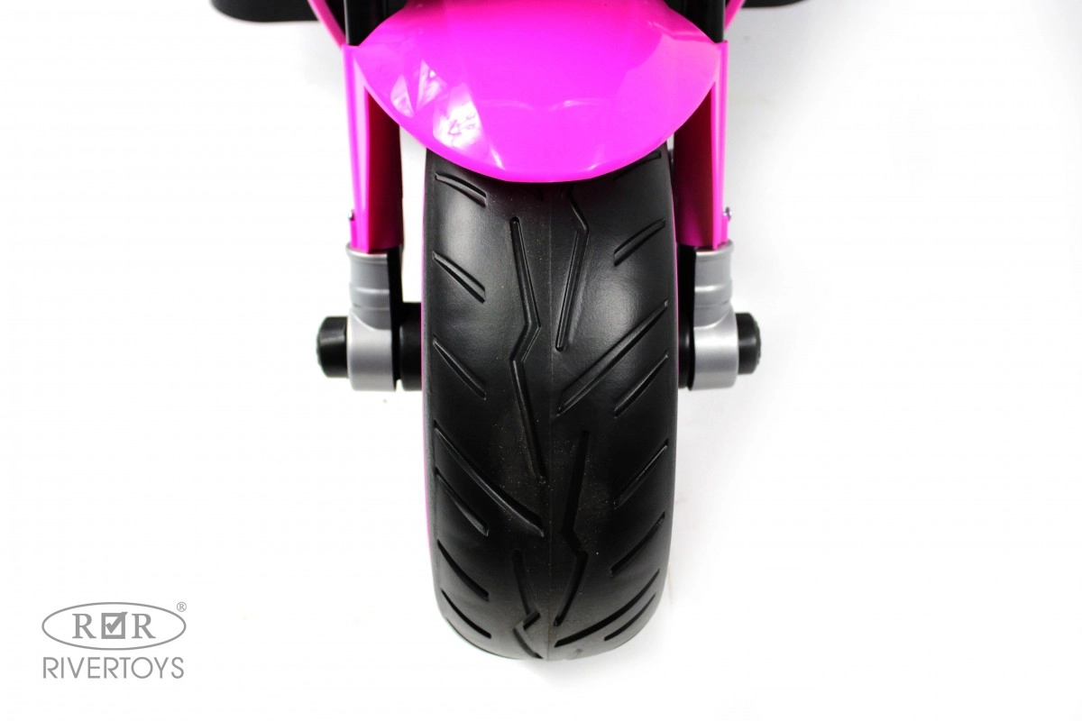 Детский электромотоцикл RiverToys C005MC розовый zm03vqknl2389u3d3xth0a6p0qfw2mut