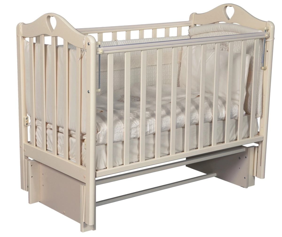 Детская кроватка Антел Каролина 5 (маятник продольный) 120x60см слоновая кость 71hf4e6xn8shwaaz9515vp65wcuxux2j