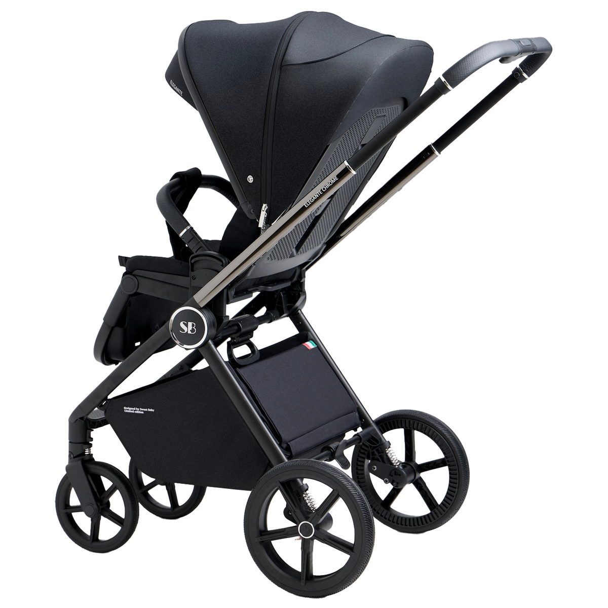 Коляска 2 в 1 Sweet Baby Elegante Chrome Black n5dvjt2g76fb0f91o9dhql5lnxwnbk1d