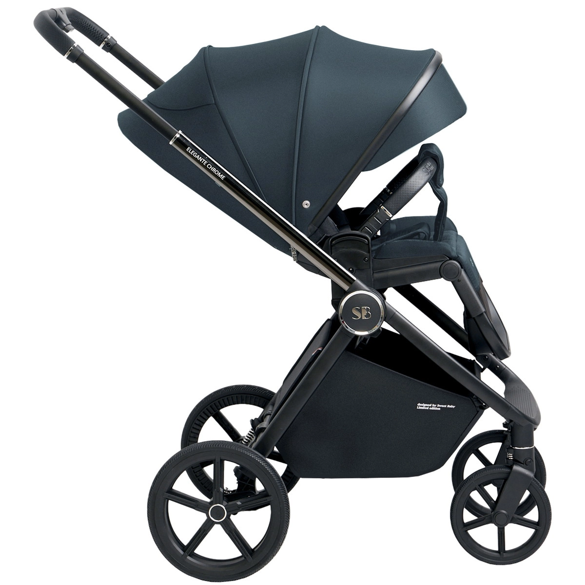 Прогулочная коляска Sweet Baby Elegante Chrome Blue hy41a618pug5df74yik1j8zu5cl8fvih