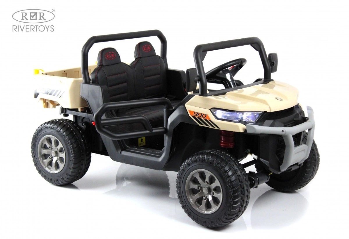 Детский электромобиль RiverToys H005HH кремовый new7byvf5e7qdap1imvhf6oas0psp7zb