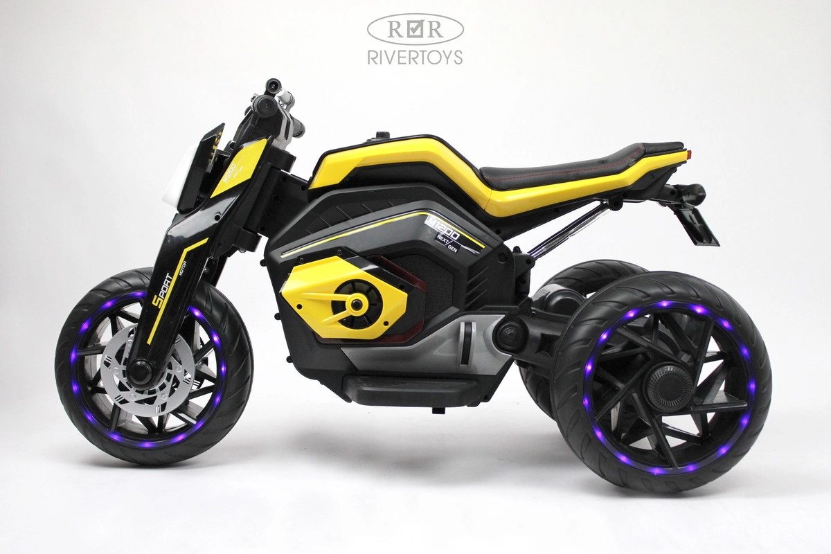 Детский трицикл RiverToys X222XX желтый bzlegxvkaky0d018y8crfu6xyvevkisv