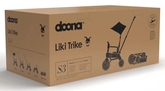 Детский складной трехколесный велосипед Doona Liki Trike S3 Flame Red goshtipaejgifc147uc25a4h59zyyrn0