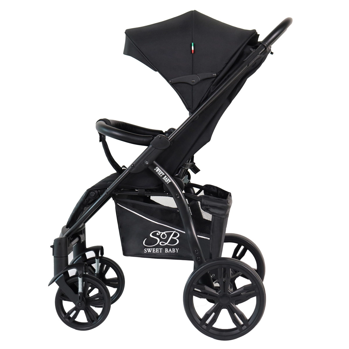 Прогулочная коляска Sweet Baby Carisma Black 7bwrdg0hb7qgqcb1yx9cs0i84dfl6iub