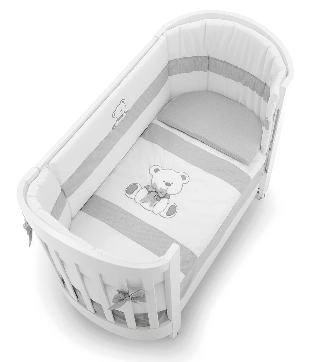 Детская кроватка Erbesi Tato Ovale Белый/Серый pdc99n81yk5wve010b77jk9cgltb0bjc