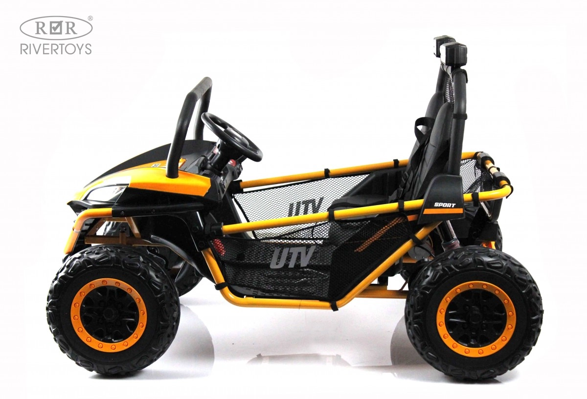 Детский электромобиль RiverToys P555PP оранжевый 3xqoj58e14d3qywc41d7gx2uj3ee3uff