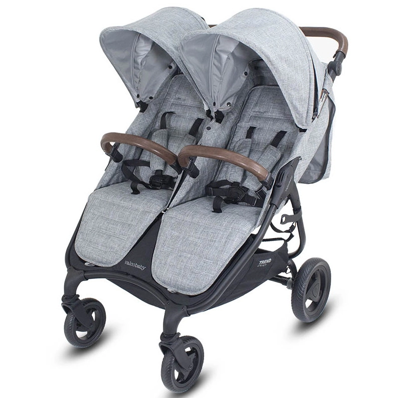 Детская прогулочная коляска для двойни Valco baby Snap Duo Trend Grey Marle tkadjqkz32bpx507iijt7o5pxkztmpqf