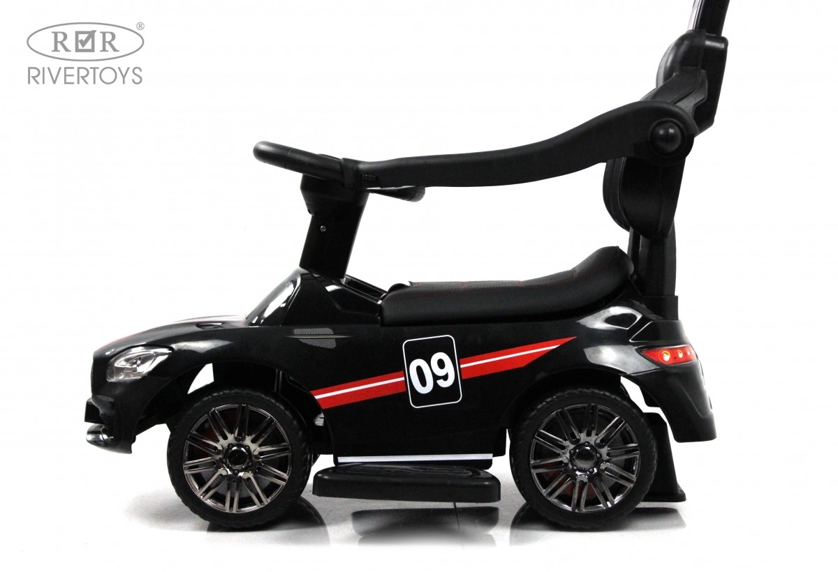 Детский толокар RiverToys L003LL-A черный pa2b5xo03g61wlkemzbx96lr5wmdc4iu