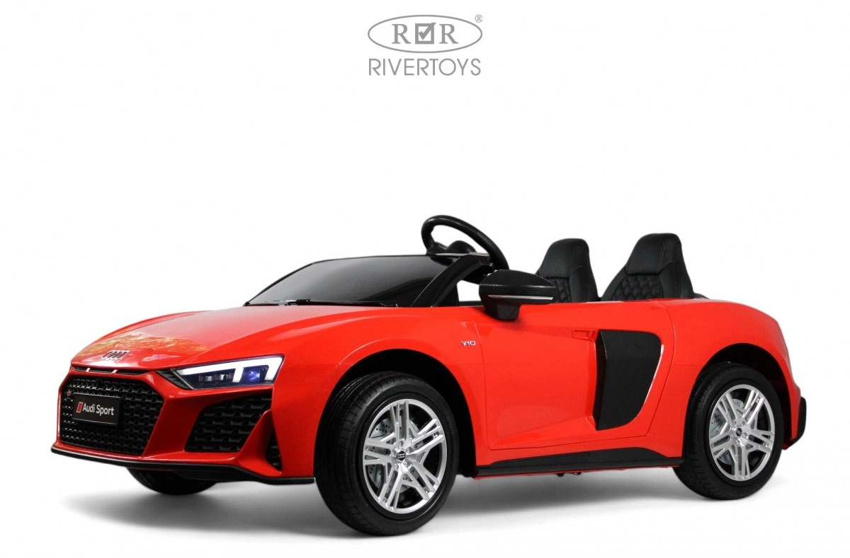 Детский электромобиль RiverToys AUDI R8 M333MM красный w6f1x011vm7jbg17ywsxrn8r1kj7371n