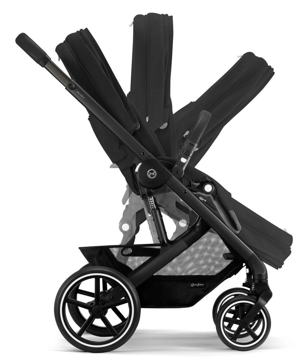 Прогулочная коляска Cybex Balios S Lux BLK Moon Black с дождевиком lvuzmkztitptlu06gv8i83au8io8ee4y